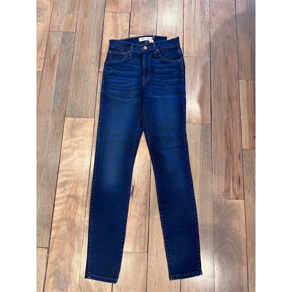 Madewell 10 High-Rise Skinny Jeans W24 Dark Indigo F4684